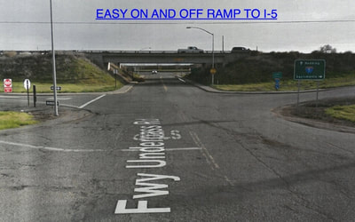 Easy on off ramp to 5.